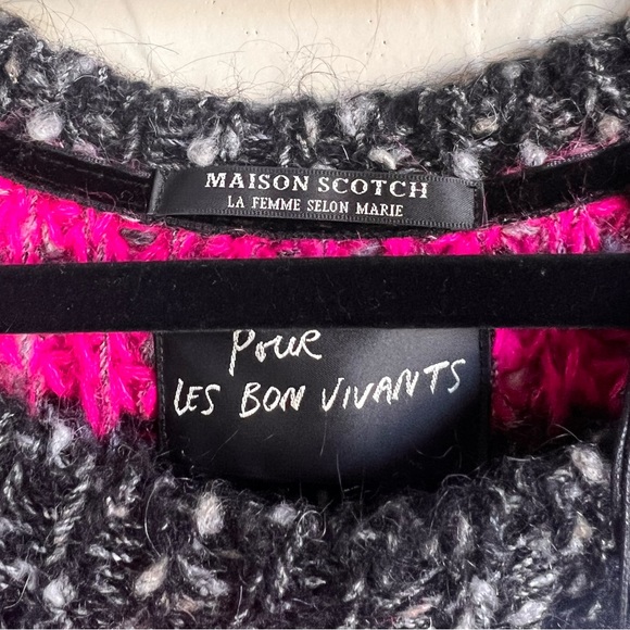 NWT Maison Scotch Galaxy Knit Sweater - Picture 9 of 11
